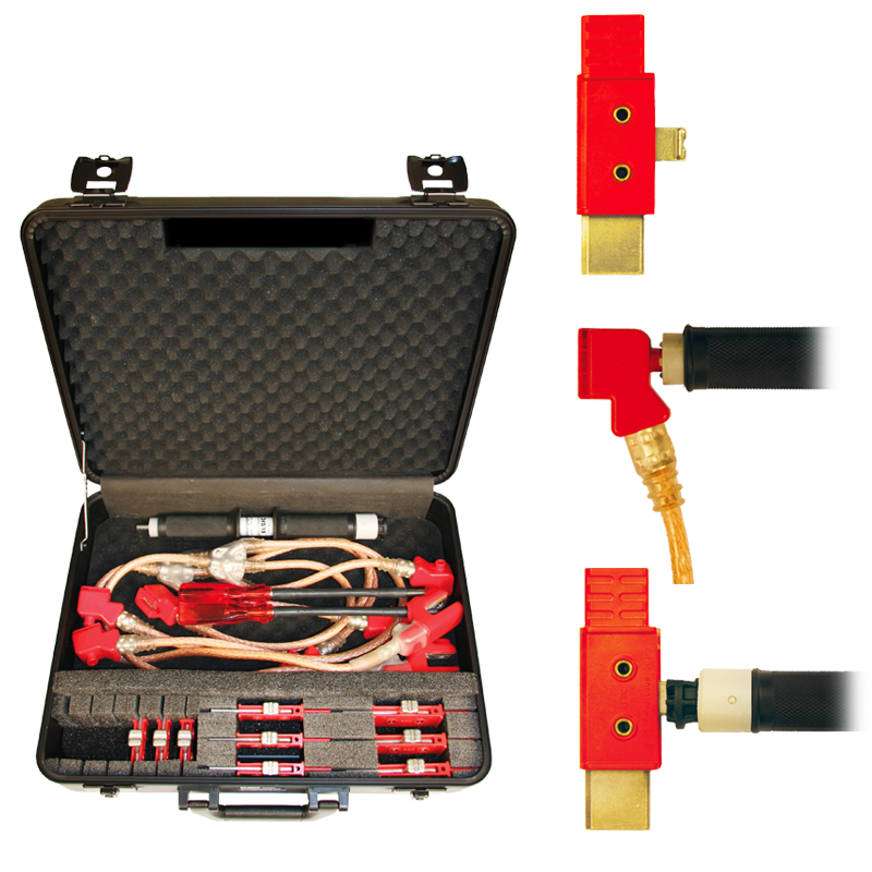 für Niederspannungs-Verteilungen und Hausanschlusskästen im Set-Koffer